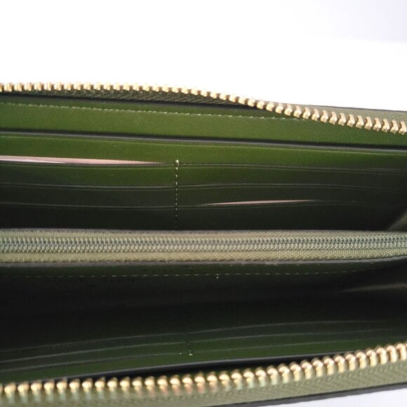 Kate Spade KH786 Lena Pebbled Large Continental Wallet Enchanted Green - Picture 7 of 7